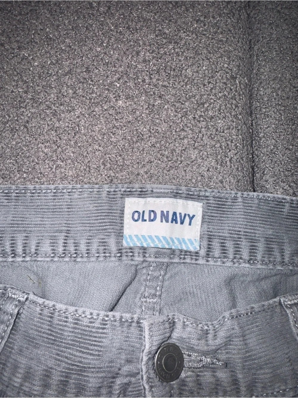 Old Navy Men's Gray Straight-Leg Pants
